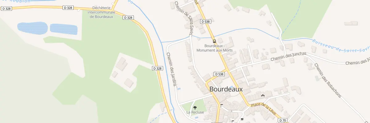 Plan du 5000 Che de Saint-Savin à Bourdeaux