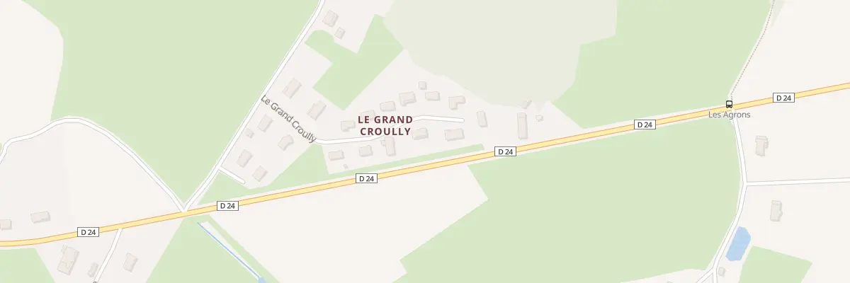 Plan du 14 Le Grand Croully à Thurey