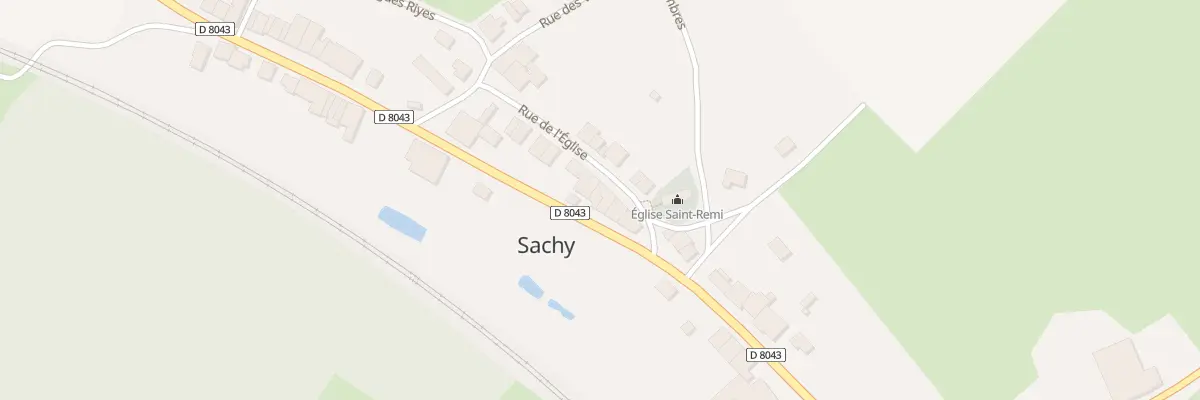 Plan du 9 Grand’Rue à Sachy