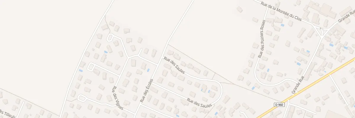 Plan du 22 Rue des Saules à Varois-et-Chaignot