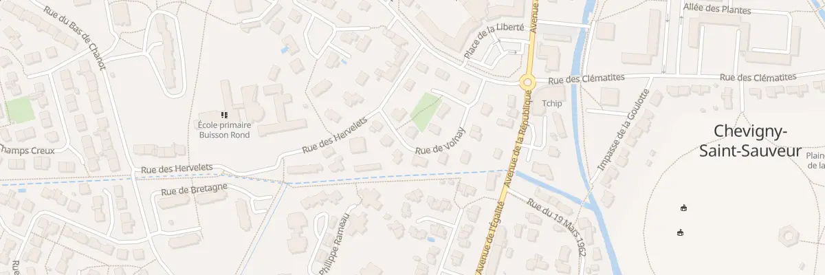 Plan du 3 Rue de Volnay à Chevigny-Saint-Sauveur
