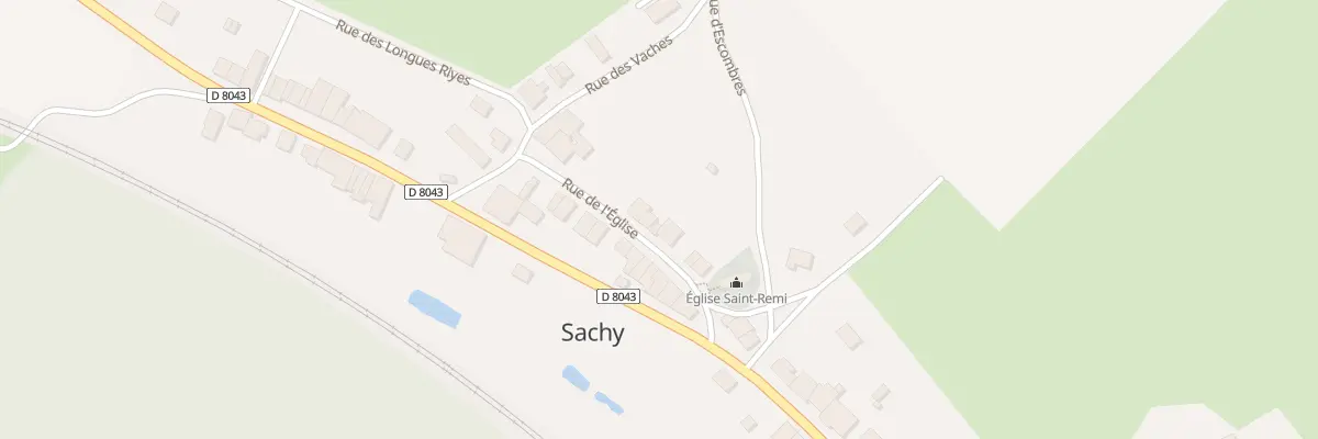 Plan du 2 Grand’Rue à Sachy