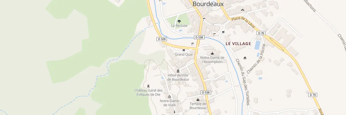 Plan du 9997 Le Village à Bourdeaux