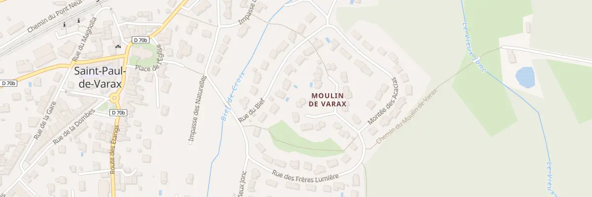 Plan du 21 Imp du Moulin à Saint-Paul-de-Varax