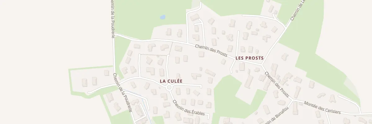 Plan du 8 All des Mesanges à Buellas