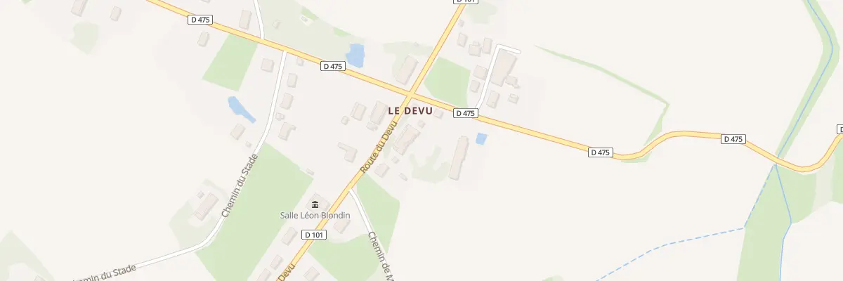 Plan du 660 Rte du Devu à Ménetreuil
