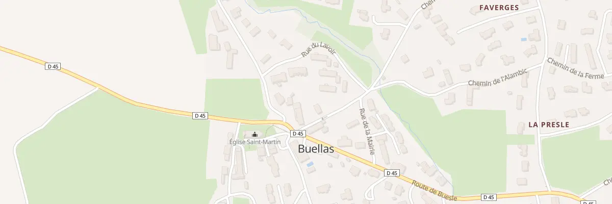 Plan du 13 Che de Bonafou à Buellas