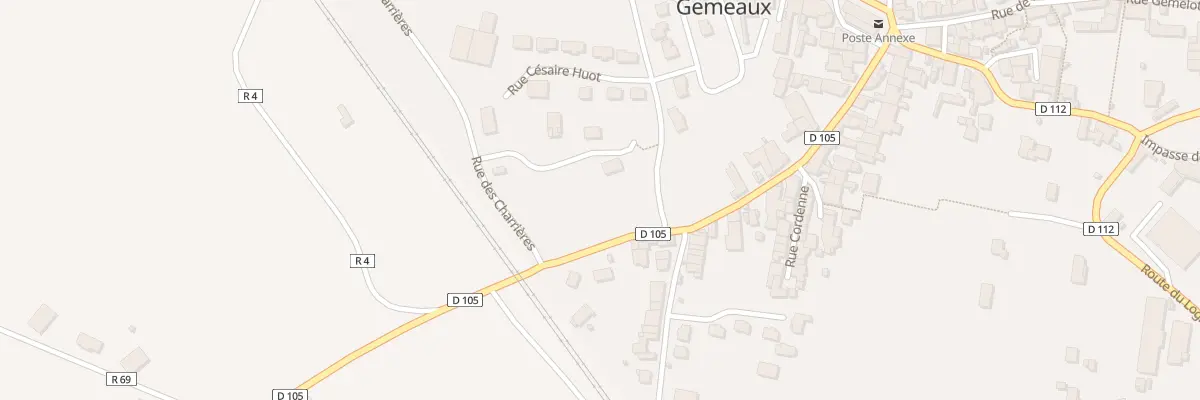Plan du 8 Imp des Cigognes à Gemeaux