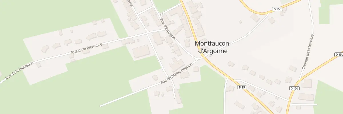 Plan du 5 Rue d’Espagne à Montfaucon-d’Argonne
