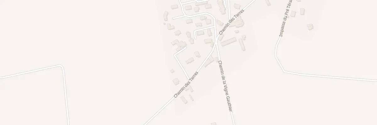 Plan du 854 Che des Terres à Pajay