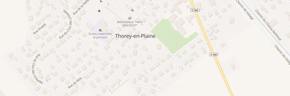 Plan du 9 Imp de la Grande Fin à Thorey-en-Plaine