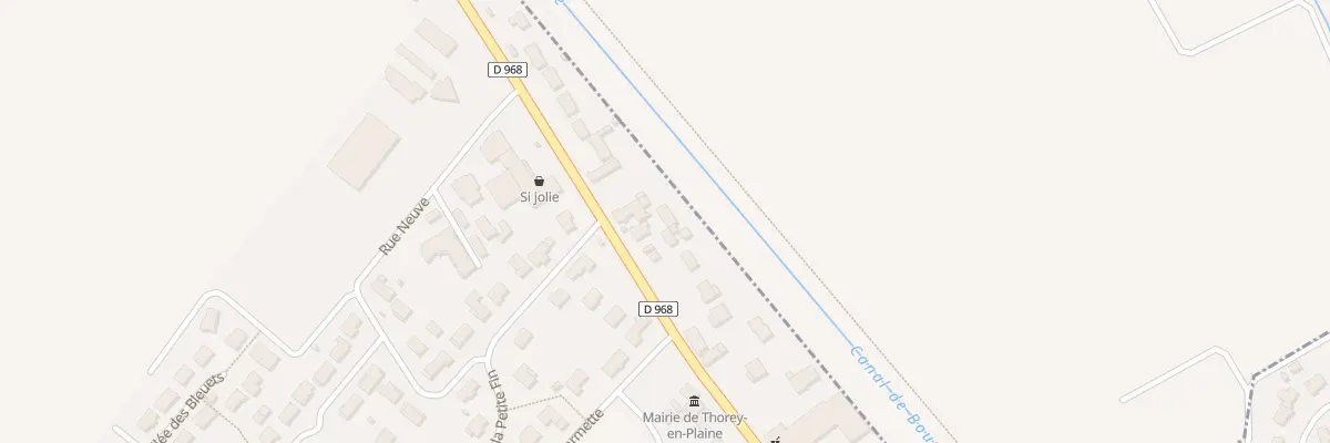 Plan du 23B Rte de Dijon à Thorey-en-Plaine