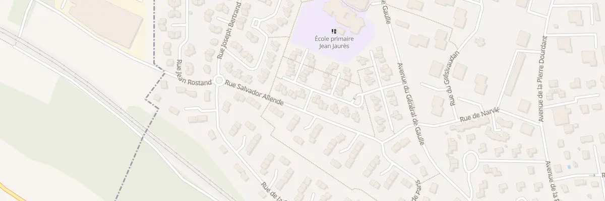 Plan du 74 Rue Henri Beyle Stendhal à La Verpillière