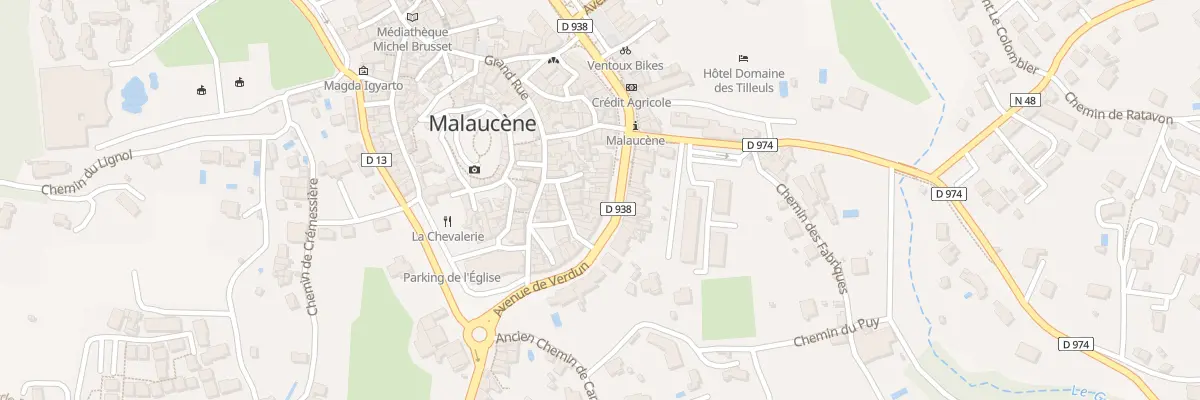 Plan du 36 Av de Verdun à Malaucène