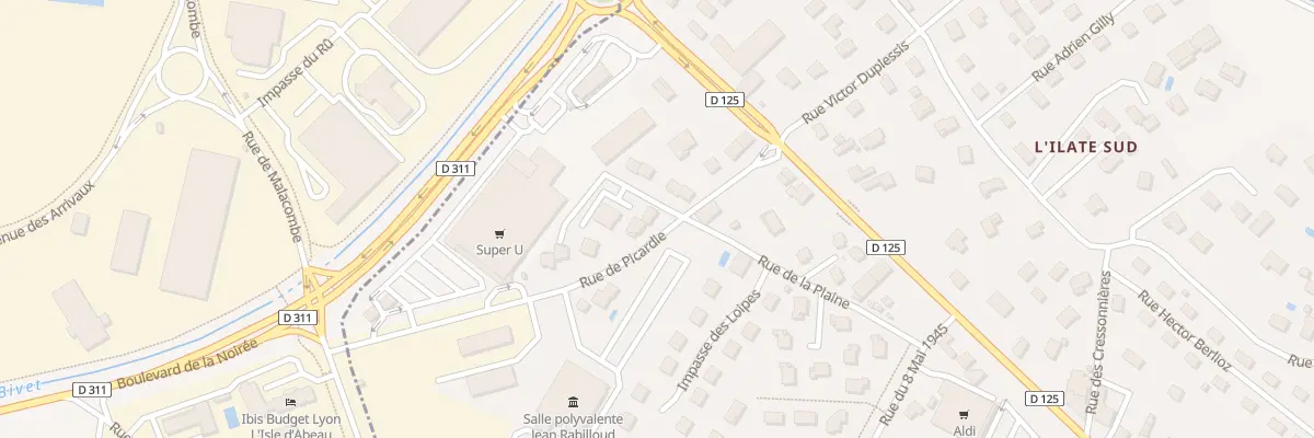 Plan du 98 Rue de Picardie à La Verpillière
