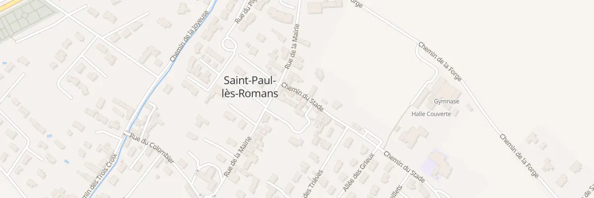 Plan du 30 Che du Stade à Saint-Paul-lès-Romans