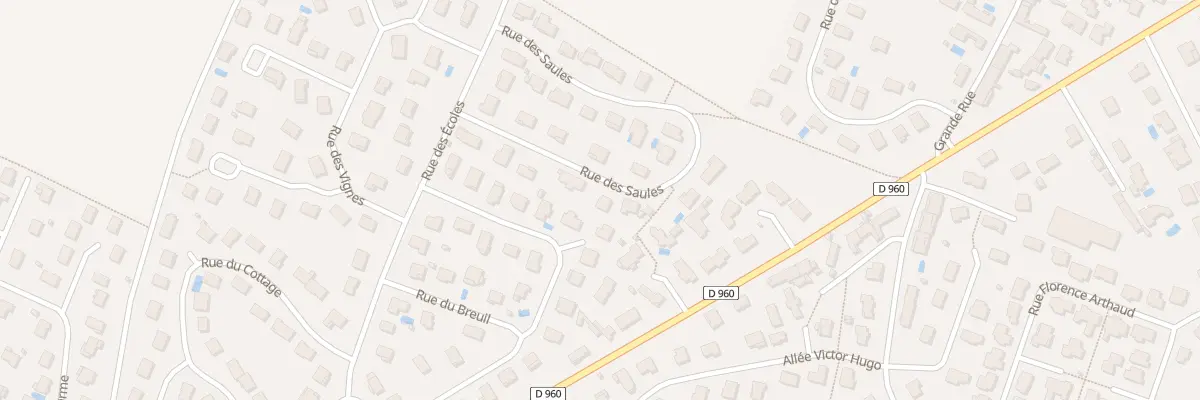 Plan du 10 Rue des Saules à Varois-et-Chaignot