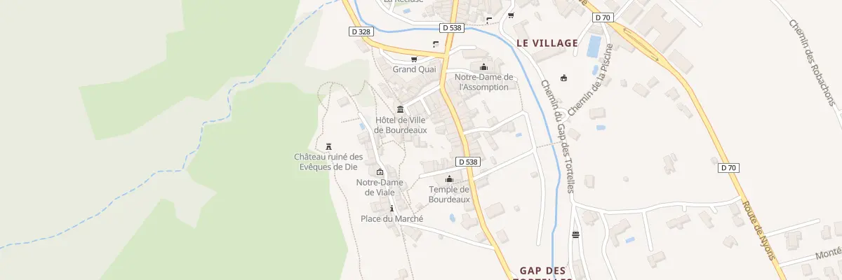 Plan du 5050 Le Village à Bourdeaux