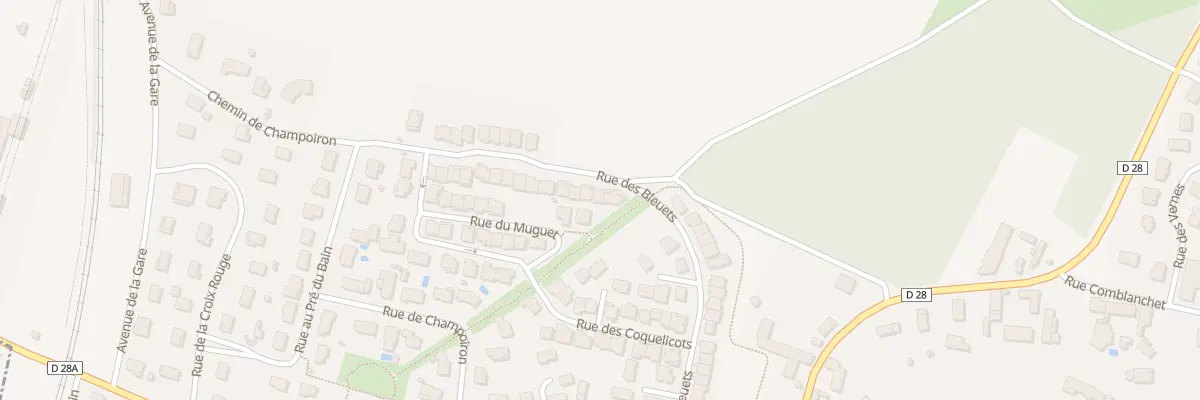 Plan du 33 Rue des Bleuets à Saint-Julien