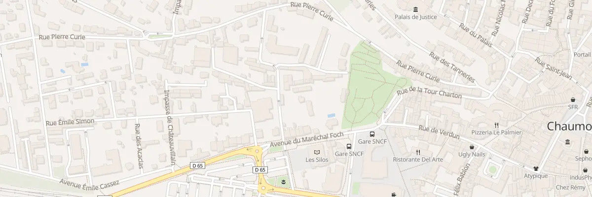Plan du 6 Rue Bartholdi à Chaumont