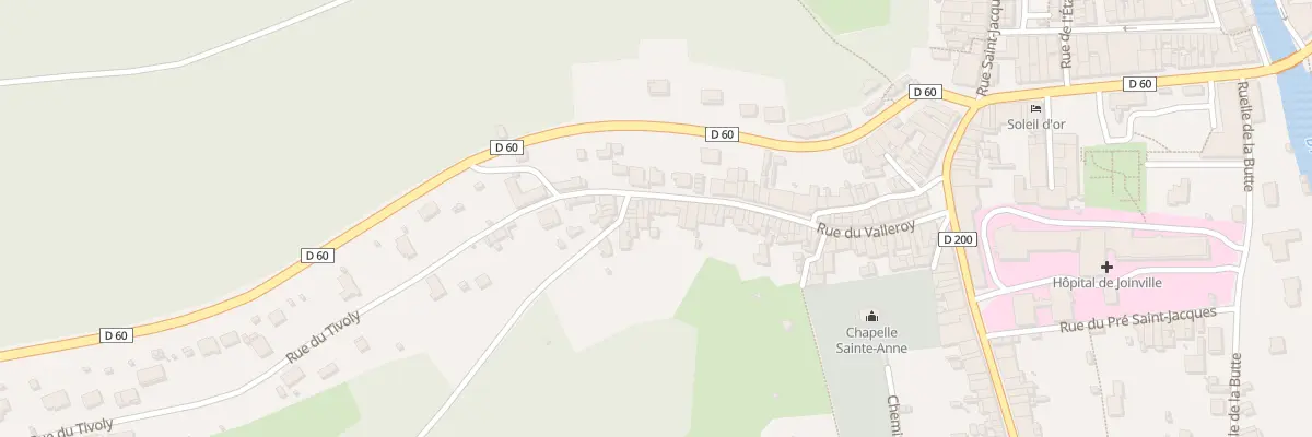 Plan du 85 Rue du Valleroy à Joinville