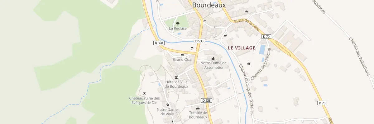 Plan du 5013 Le Village à Bourdeaux