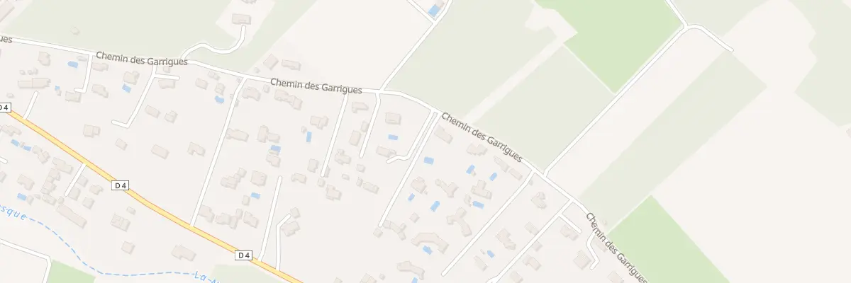 Plan du 656 Che des Garrigues à Venasque