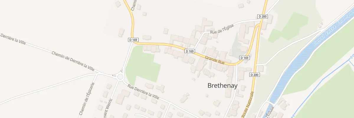 Plan du 19 Gr Grande Rue à Brethenay