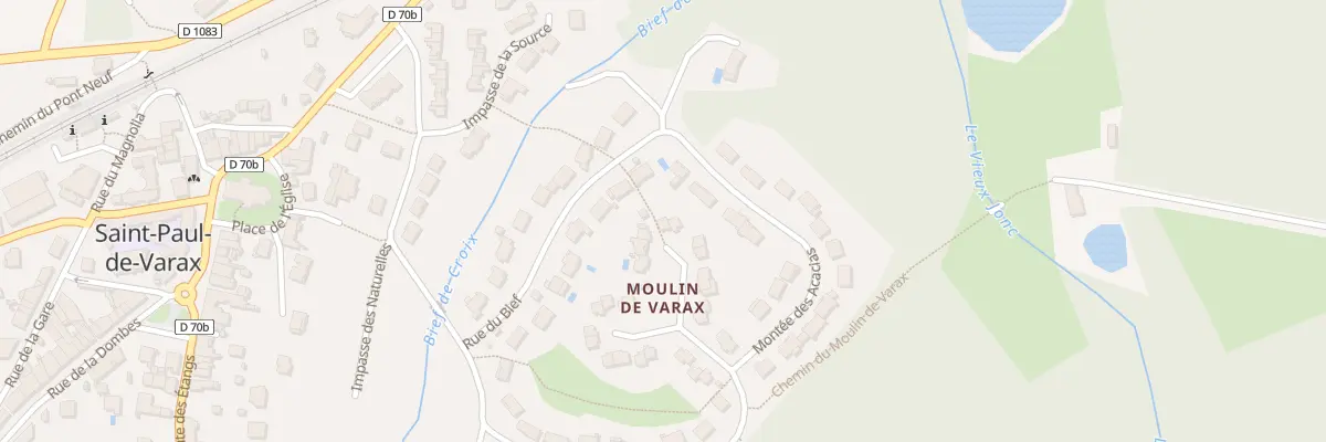 Plan du 20 Imp du Moulin à Saint-Paul-de-Varax
