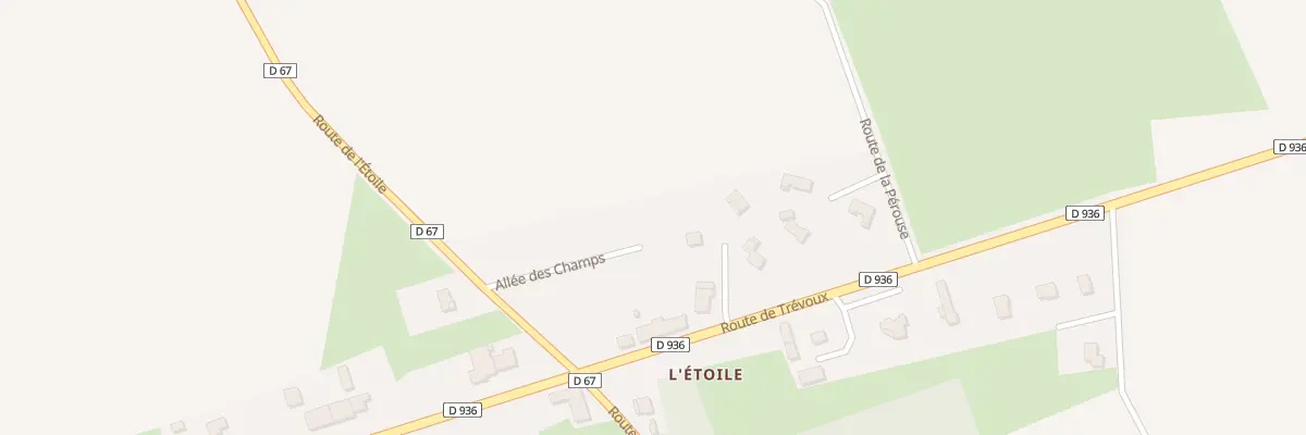 Plan du 6 All des Champs à Montracol