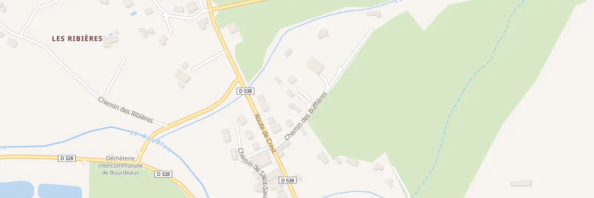 Plan du 5233 Buffieres à Bourdeaux