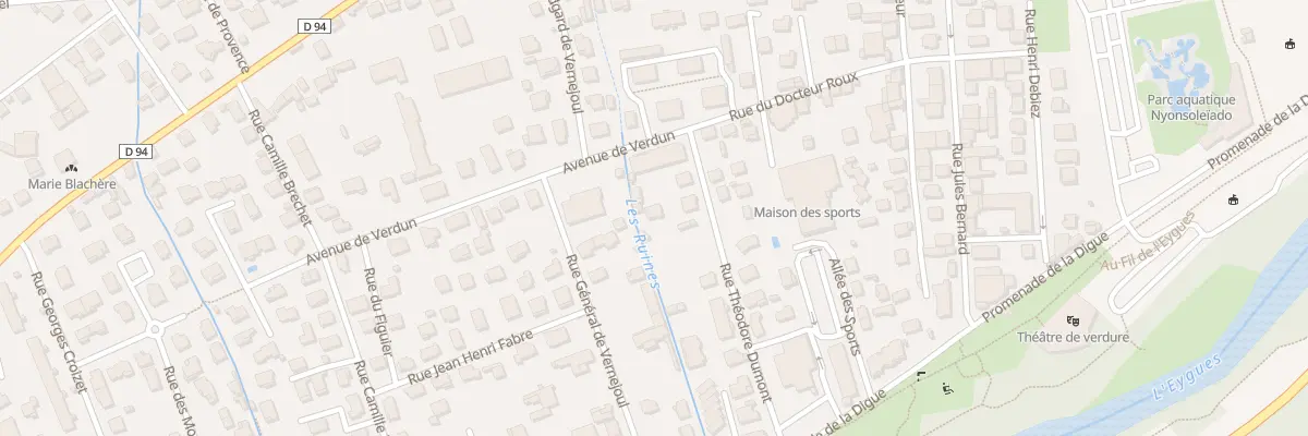 Plan du 6 Rue Theodore Dumont à Nyons