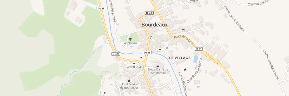 Plan du 5281 Le Village à Bourdeaux
