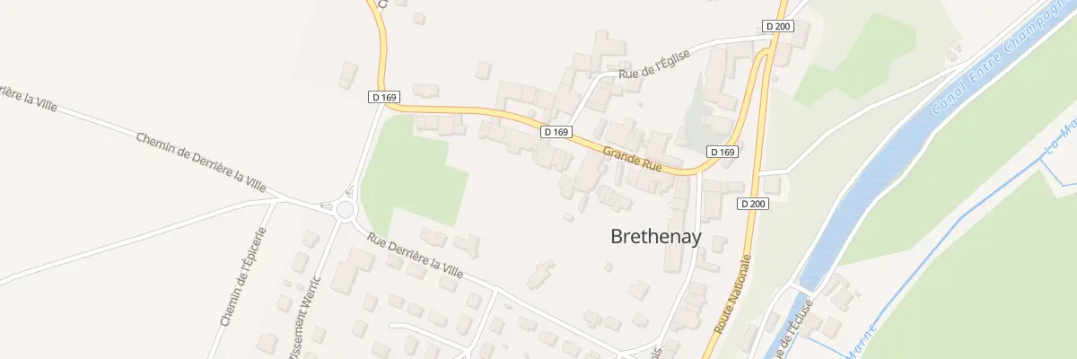 Plan du 17 Gr Grande Rue à Brethenay