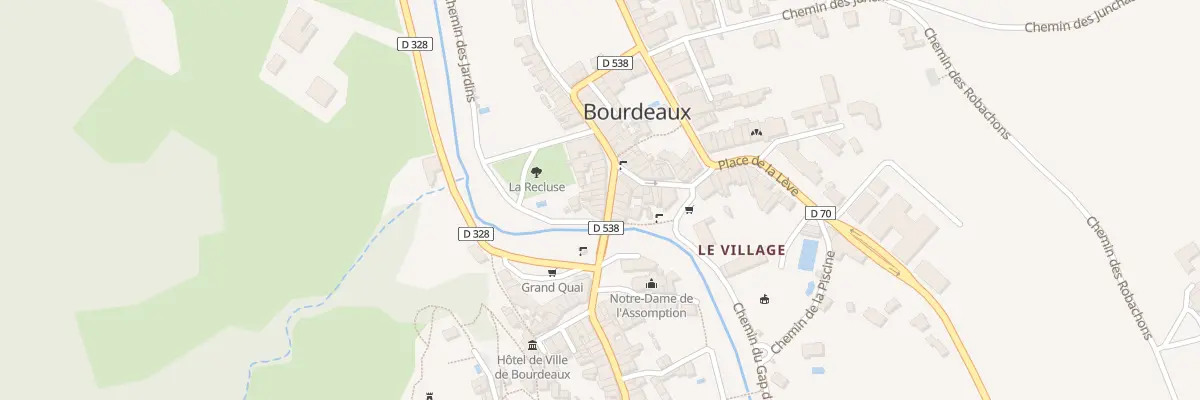 Plan du 5279 Le Village à Bourdeaux