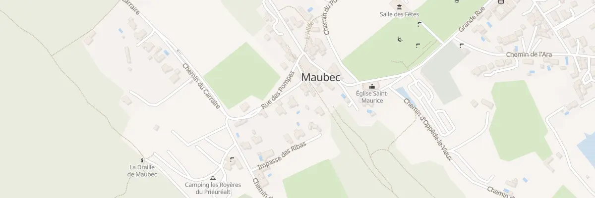 Plan du 50 Rue de la Calade à Maubec