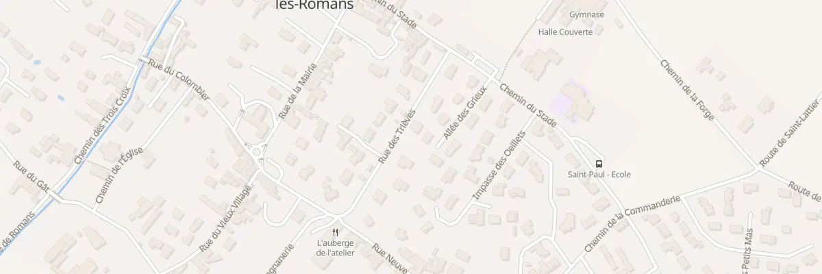Plan du 105 Rue des Trièves à Saint-Paul-lès-Romans