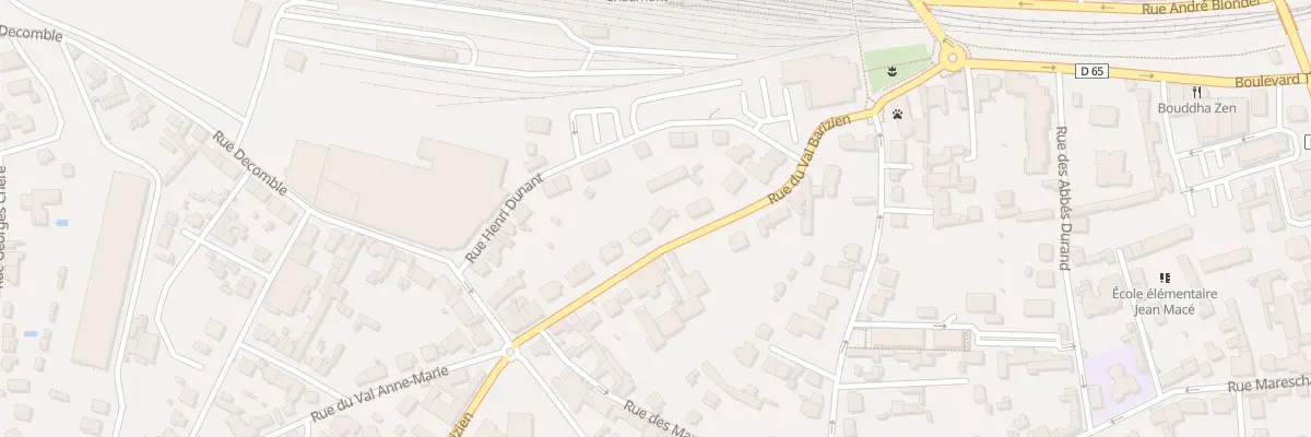 Plan du 10 Rue du Val Barizien à Chaumont