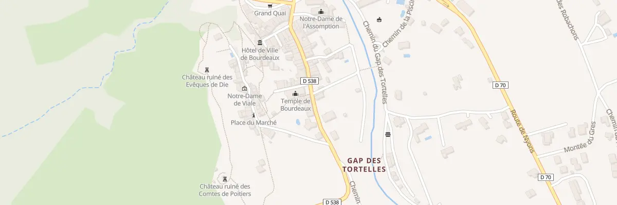 Plan du 5090 Le Village à Bourdeaux