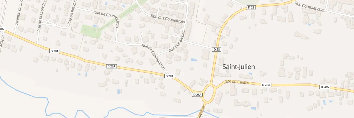 Plan du 4 Rue des Bleuets à Saint-Julien