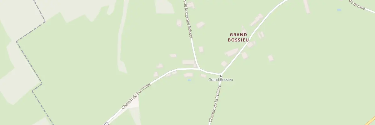 Plan du 84 Che de Pommier à Bossieu