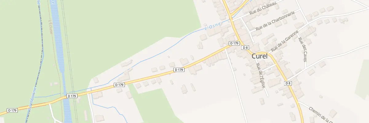 Plan du 10 Rue de la Gare à Curel