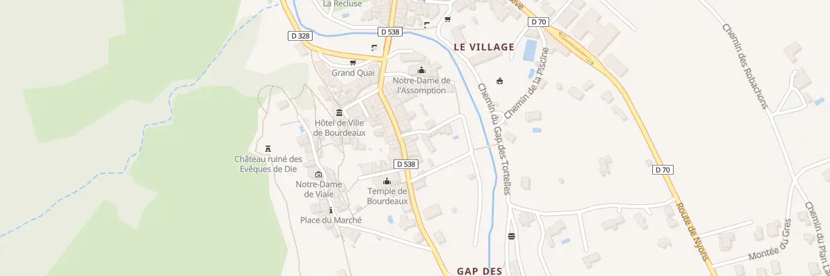 Plan du 5067 Le Village à Bourdeaux