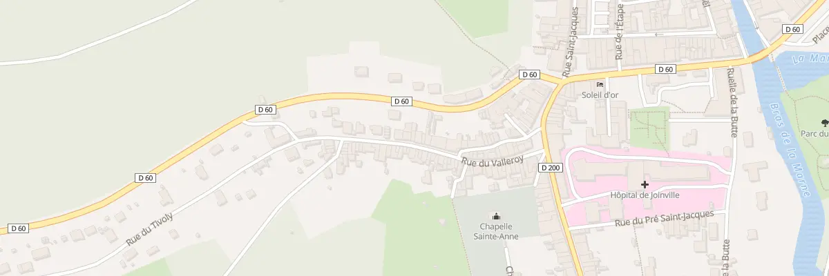 Plan du 32 Rue du Valleroy à Joinville