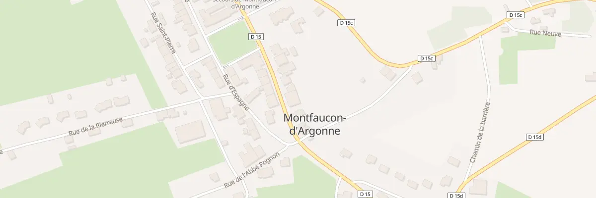 Plan du 28 Rue Raymond Poincare à Montfaucon-d’Argonne