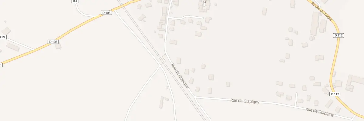 Plan du 25 Rue de Glapigny à Gemeaux