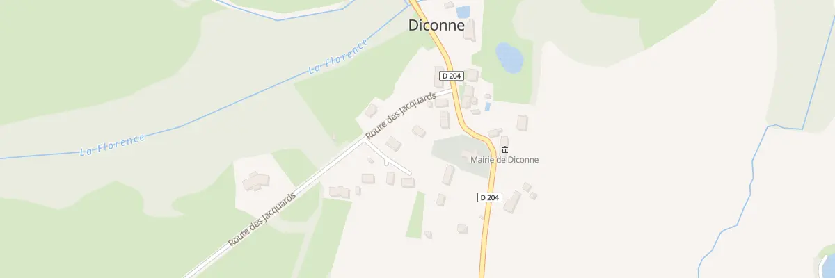 Plan du 1 Rte des Jacquards à Diconne