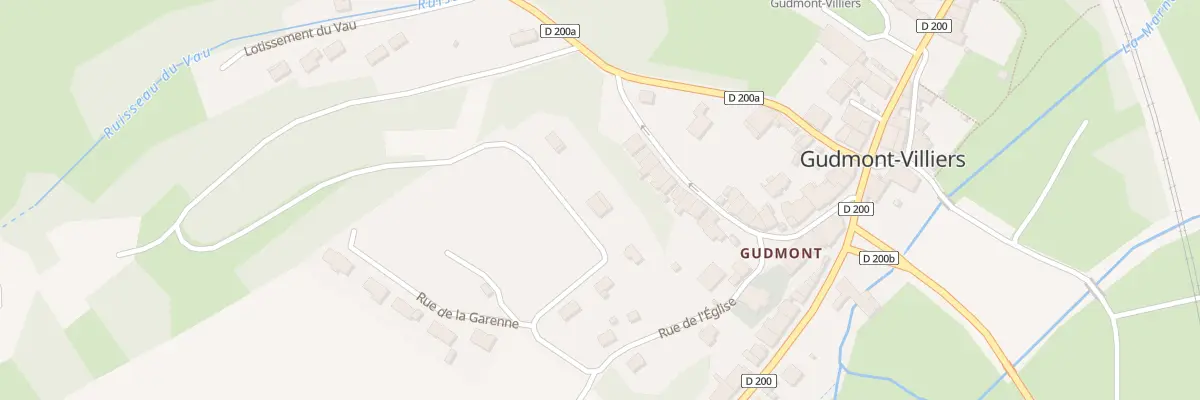 Plan du 8 Rue de la Charme à Gudmont-Villiers
