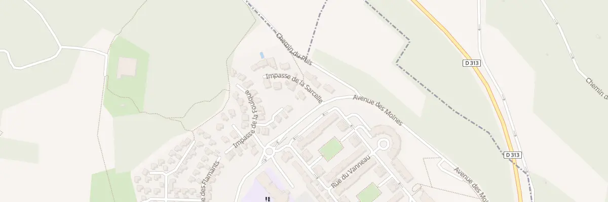 Plan du 1 Imp de la Sarcelle à Saint-Quentin-Fallavier