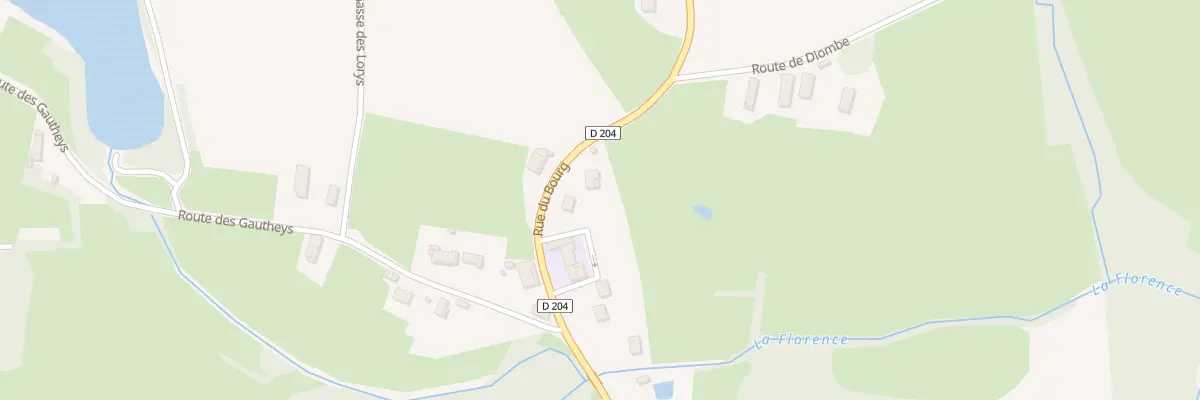 Plan du 1 Rue du Bourg à Diconne